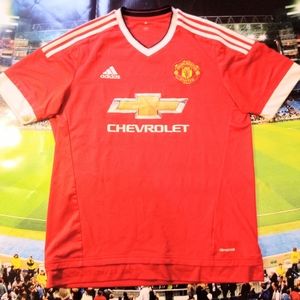Adidas Manchester United soccer Jersey Large